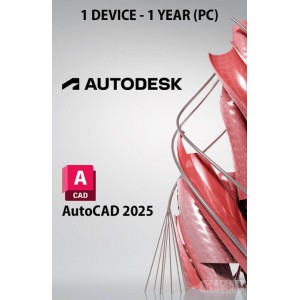 Autodesk AutoCAD 2025 [1 Year 1 Device]